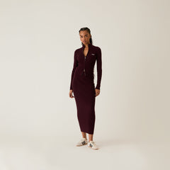 Kith Women Arys Rib Maxi Skirt - Magma | Kith Magma
