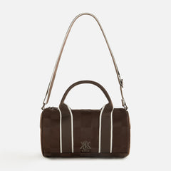 Kith Women Checkered Satin Mini Duffle Bag - Derby | Kith Derby