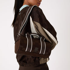 Kith Women Checkered Satin Mini Duffle Bag - Derby | Kith Derby