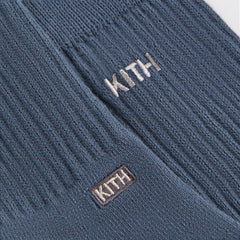 Kith Women Speed Logo Classic Crew Sock - Gotham | Kith Gotham
