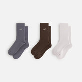 Kith Women Script Classic Crew Socks 3-Pack - Multi | Kith Multi