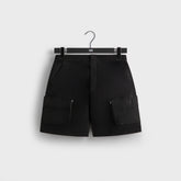 Kith Wrinkle Nylon Evan Cargo Short - Black | Kith Black