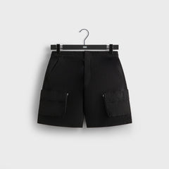Kith Wrinkle Nylon Evan Cargo Short - Black | Kith Black
