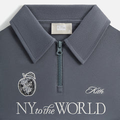 Kith Kids Nelson Quarter Zip Rugby - Torpedo | Kith Torpedo