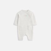 Kith Baby Quilted Coverall - Light Heather Grey | Kith Light Heather Grey