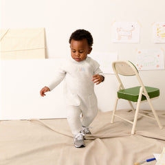 Kith Baby Quilted Coverall - Light Heather Grey | Kith Light Heather Grey