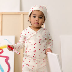 Kith Baby Printed Ribbed Kimono Set - Silk | Kith Silk