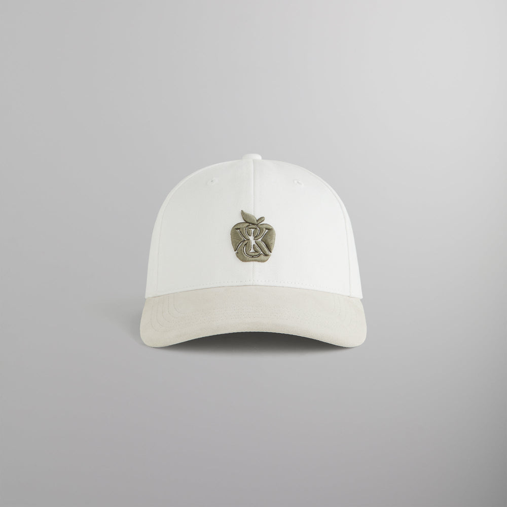 Kith Two Tone Suede Brim Aaron Classic Cap - White | Kith White