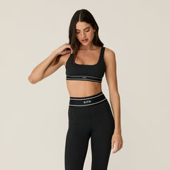 Kith Women Elle U-Neck Active Bra - Black | Kith Black