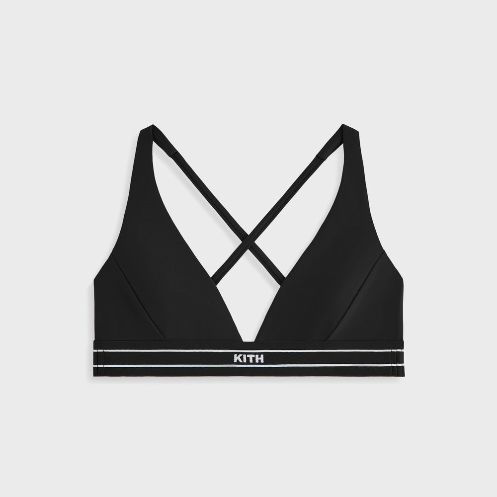 Kith Women Cay Plunge Active Bra - Black | Kith Black