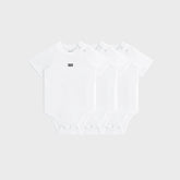 Kith Baby 3-Pack Short Sleeve Bodysuit - White | Kith White