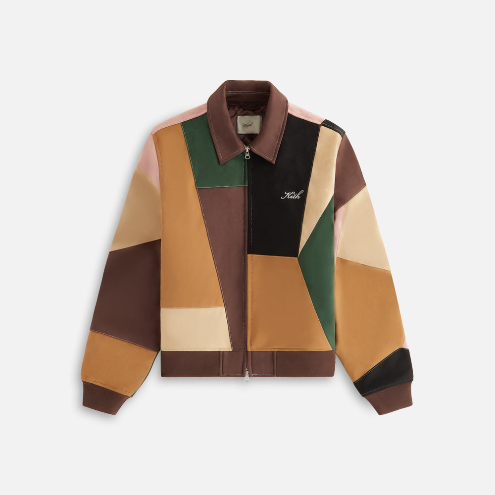 Kith Women Brisa Patchwork Bomber Jacket - Derby | Kith Derby