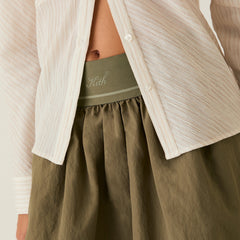Kith Women Nadine Nylon Maxi Skirt - Canopy | Kith Canopy