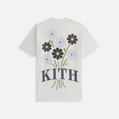 Kith Women Flocked Bouquet Vintage Tee - Light Heather Grey | Kith Light Heather Grey