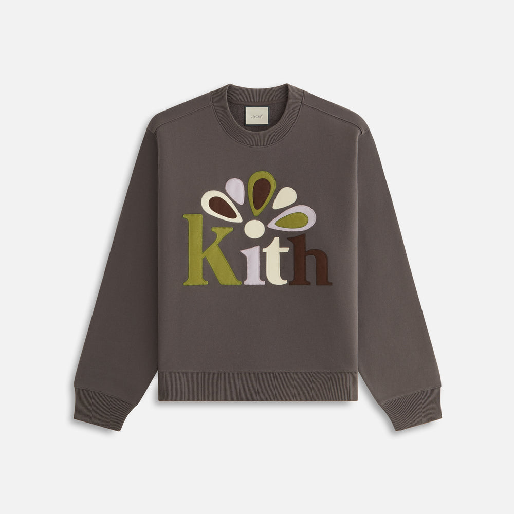 Kith Women Ashwin Applique Crewneck - Hematite | Kith Hematite