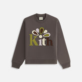 Kith Women Ashwin Applique Crewneck - Hematite | Kith Hematite