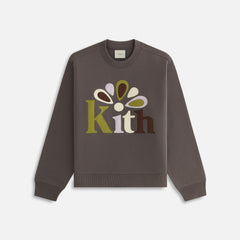 Kith Women Ashwin Applique Crewneck - Hematite | Kith Hematite
