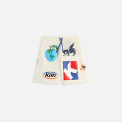 Kith Kids Logo Nelson Short - Sandrift | Kith Sandrift