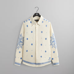 Kith Raw Hem Denim Apollo Shirt - Lake | Kith Lake
