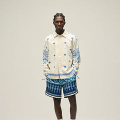 Kith Raw Hem Denim Apollo Shirt - Lake | Kith Lake