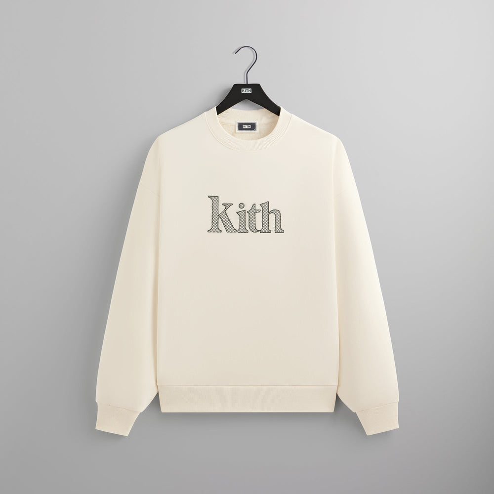 Kith Serif Nelson Crewneck - Sandrift | Kith Sandrift