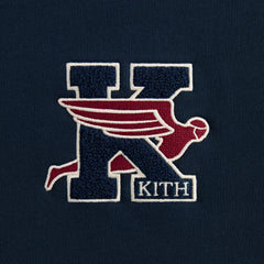 Kith Flight Logo Nelson Crewneck - Nocturnal | Kith Nocturnal