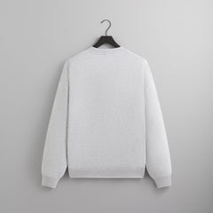 Kith Serif Applique Nelson Crewneck - Light Heather Grey | Kith Light Heather Grey