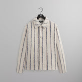 Kith Striped Boucle Coaches Jacket - Whisper | Kith Whisper