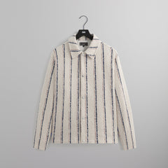 Kith Striped Boucle Coaches Jacket - Whisper | Kith Whisper