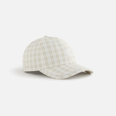 Kith Women Gingham Classic Cap - White | Kith White