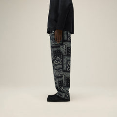Kith Washed Cotton Bandana Barrow Pant - Black | Kith Black
