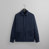 Kith Long Sleeve Boxy Collared Overshirt - Nocturnal | Kith Nocturnal