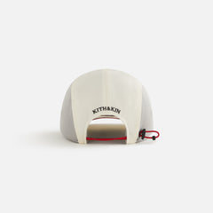 Kith Kids Checkered Satin Camper Cap - Sandrift | Kith Sandrift
