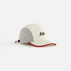 Kith Kids Checkered Satin Camper Cap - Sandrift | Kith Sandrift