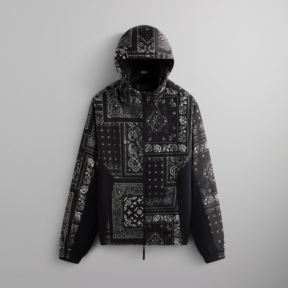 Kith Deconstructed Bandana Madison V Jacket - Black | Kith Black