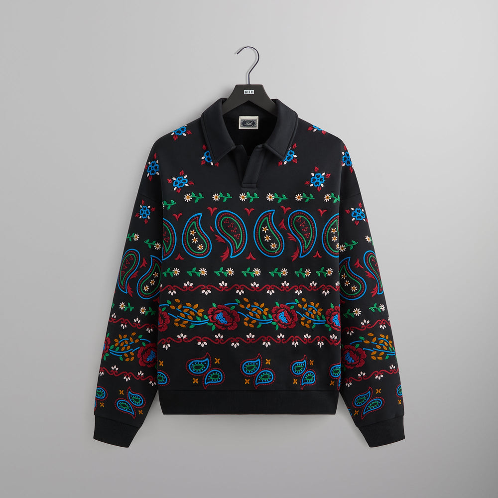 Kith Nelson Collared Overshirt - Black | Kith Black