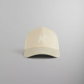 Kith Crochet K Aaron Classic Cap With Suede Brim - Sandrift | Kith Sandrift