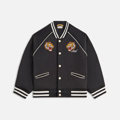 Kith Kids Satin Tiger Souvenir Jacket - Black | Kith Black