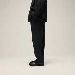 &Kin Kylan Pleater Trouser - Black | Kith Black