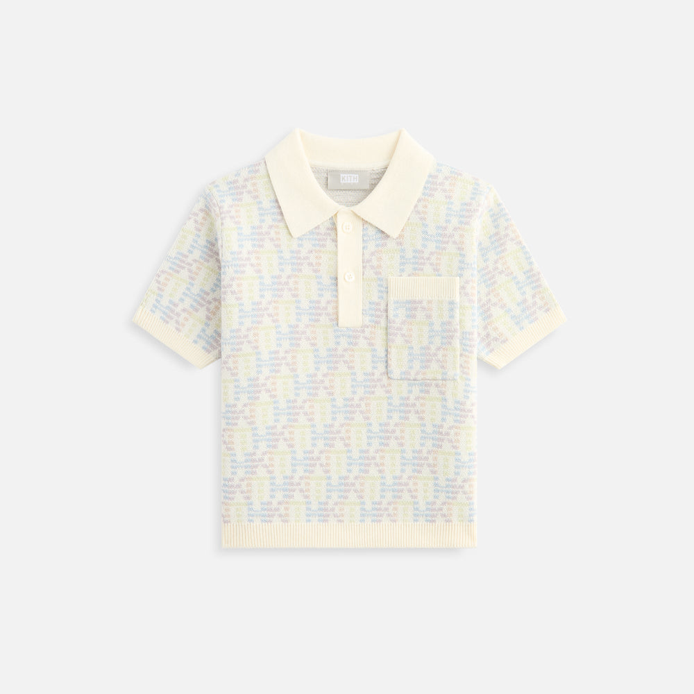 Kith Kids Monogram Tilden Polo - Polar | Kith Polar