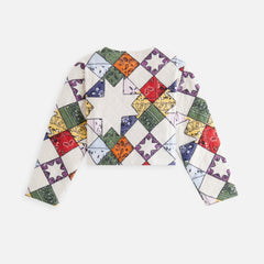 Kith Kids Quilted Patchwork Cropped Liner - Sandrift | Kith Sandrift