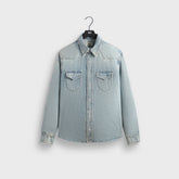 Kith Webster Denim Shirt - Light Indigo | Kith Light Indigo