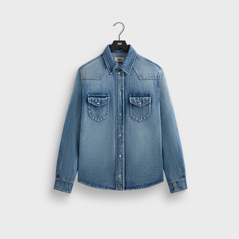 Kith Webster Denim Shirt - Medium Indigo | Kith Medium Indigo