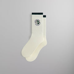 Kith Embroidered Globe Crew Sock - Silk | Kith Silk