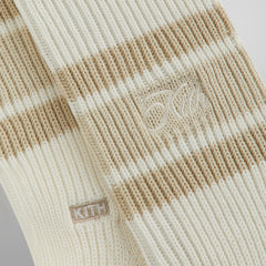 Kith Calf Stripe Relaxed Crew Sock - Silk | Kith Silk