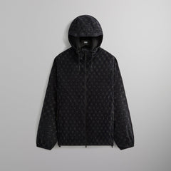 Kith Flocked Crest Damien Windbreaker - Black | Kith Black