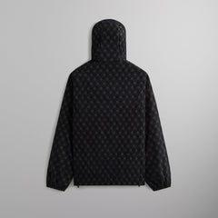 Kith Flocked Crest Damien Windbreaker - Black | Kith Black