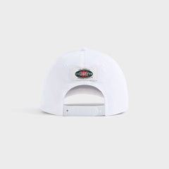 Kith for Cigarette Wrinkle Nylon Bay Speed Low Pinch Crown Snapback - | Kith White