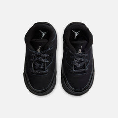 Jordan TD Air Jordan 3 Retro - Black / Dark Charcoal / Black | Kith Black / Dark Charcoal / Black