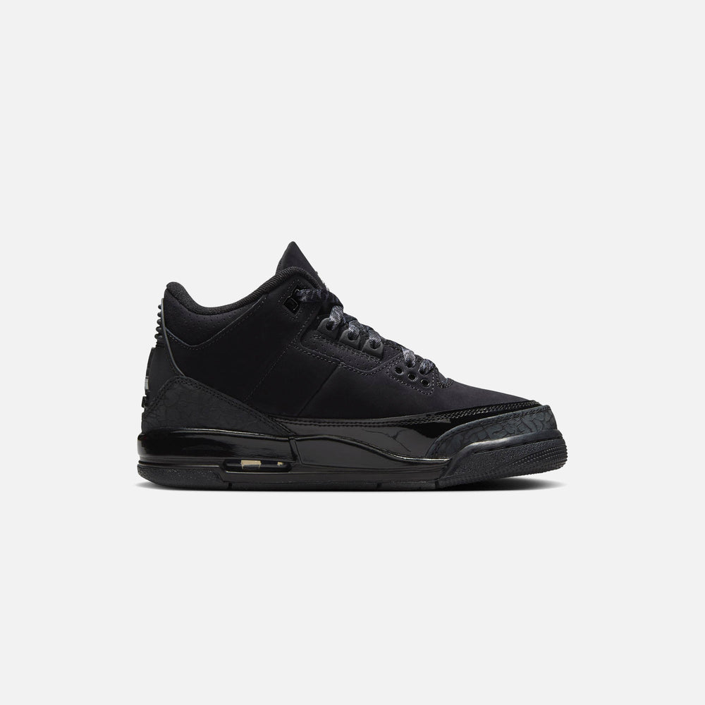 Jordan GS Air Jordan 3 Retro - Black / Dark Charcoal / Black | Kith Black / Dark Charcoal / Black